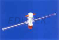 STOPCOCK, STRAIGHT, WITH PTFE KEY